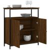 vidaXL Credenza Rovere Marrone 70x30x80 cm in Legno Multistrato