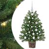 vidaXL Albero di Natale artificiale con 150 LED Verde 95 cm PE e PVC