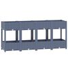 vidaXL Fioriera Rialzata 160x40x71 cm in Polipropilene
