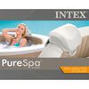 Intex Poggiatesta Premium PureSpa Bianco 28x23x17 cm in Schiuma