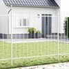 vidaXL Recinzione per Giardino Bianco 3.4 x 1.5 m