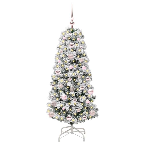 vidaXL Albero di Natale Artificiale con Rami Pieghevoli 120 cm