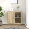 vidaXL Credenza Rovere Sonoma 80x40x75 cm