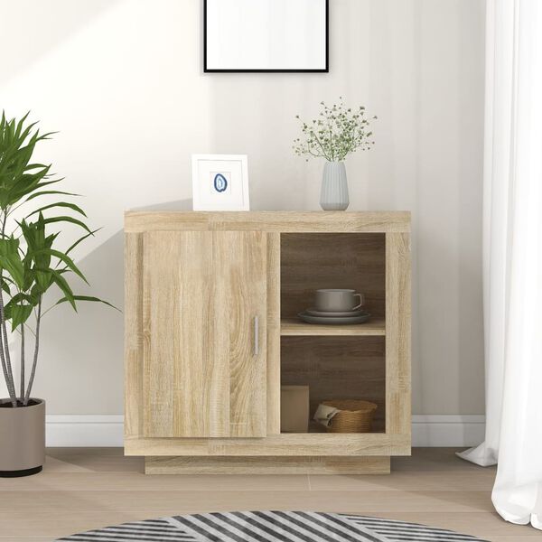 vidaXL Credenza Rovere Sonoma 80x40x75 cm