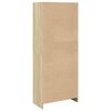 vidaXL Libreria Rovere Sonoma 57x28,5x141 cm in Legno Multistrato