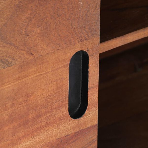 vidaXL Mobile Porta TV 120x30x49 cm in Legno Massello di Acacia