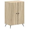 vidaXL Mobile per scarpe BREDA 59,5 x 39,5 x 90 cm Rovere Sonoma