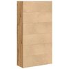 vidaXL Libreria Rovere Artigianale 80x30x152 cm in Legno Multistrato
