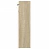 vidaXL Armadietto Vetrina Rovere Sonoma 100x15x58 cm Legno Multistrato