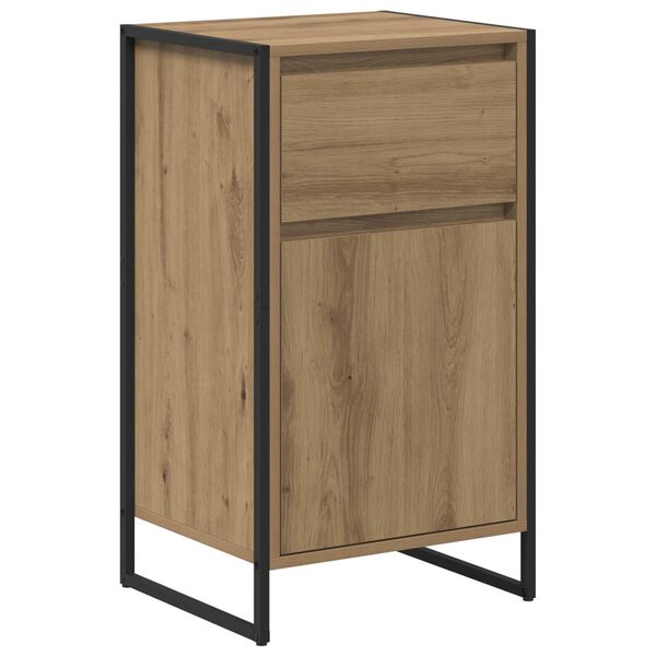 vidaXL Credenza con cassetto Rovere Artigianale 81 x 36 x 150.5 cm