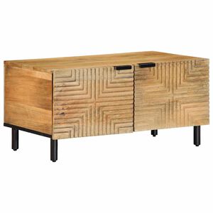 vidaXL Tavolino da Salotto Marrone 80x50x40 cm Legno Massello di Mango