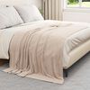 vidaXL Coperte da Pile 6 pcs Beige 150 x 200 cm Panno