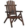 vidaXL Sedia da Giardino 68x86x103 cm in Legno Massello di Abete Rosso