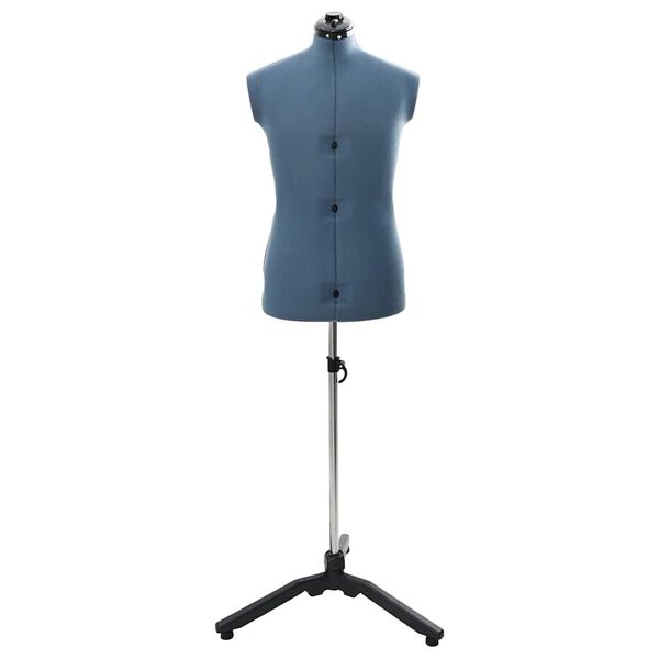 vidaXL Forma Abito Femminile Regolabile Blu 37.5-45.5 pollici Tessuto