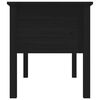 vidaXL Tavolino da Salotto Nero 102x49x55 cm in Legno Massello di Pino