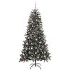 vidaXL Albero di Natale artificiale con 300 LED Verde 210 cm