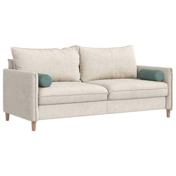 vidaXL Cuscini a rullo 2 pcs Verde Mare &Oslash; 15 x 40 cm Tessuto in Cords