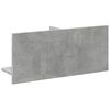 vidaXL Mobile a Parete 70x16,5x30 cm Grigio Cemento Legno Multistrato