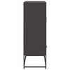 vidaXL Credenza Nera 68x39x111,5 cm in Acciaio