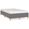 vidaXL Giroletto senza Materasso Grigio Scuro 120x200 cm Tessuto