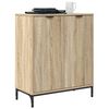 vidaXL Credenza Rovere Sonoma 69,5 x 33 x 82 cm Legno multistrato