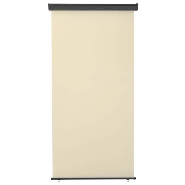 vidaXL Tendalino Laterale per Balcone 125x250 cm Crema