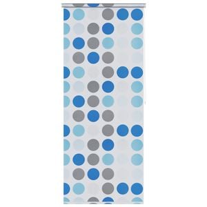 vidaXL Tenda a Rullo per Doccia 80x240 cm con Motivo a Cerchi