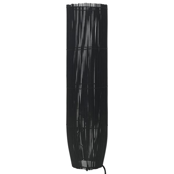 vidaXL Lampada da Pavimento in Salice Nera 61 cm E27