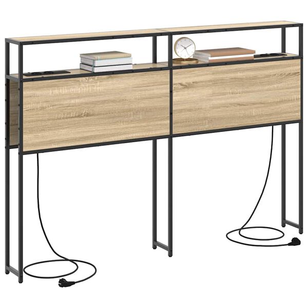 vidaXL Testata contenitore rovere sonoma 150 cm Legno multistrato