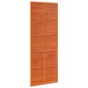 vidaXL Porta del fienile Marrone cerato 80 x 208 cm