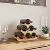 vidaXL Portabottiglie di Vino per 6 Bottiglie 35x18x25,5 cm in Bambù