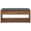 vidaXL Panca per ingresso con cuscino Legno vecchio 103 x 38 x 45 cm