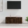 vidaXL Mobile Porta TV Rovere Fumo 80x34x30 cm in Legno Multistrato
