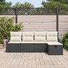 vidaXL Set di divani con cuscino 6 pcs polyrattan