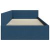 vidaXL Cornice del letto ad angolo Blu 90 cm x 190 cm Velluto
