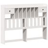 vidaXL Letto Libreria senza Materasso Bianco 140x190 cm Legno di Pino
