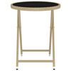 vidaXL Set Bistrot da Giardino 5 pz Polyrattan e Vetro Temperato Beige