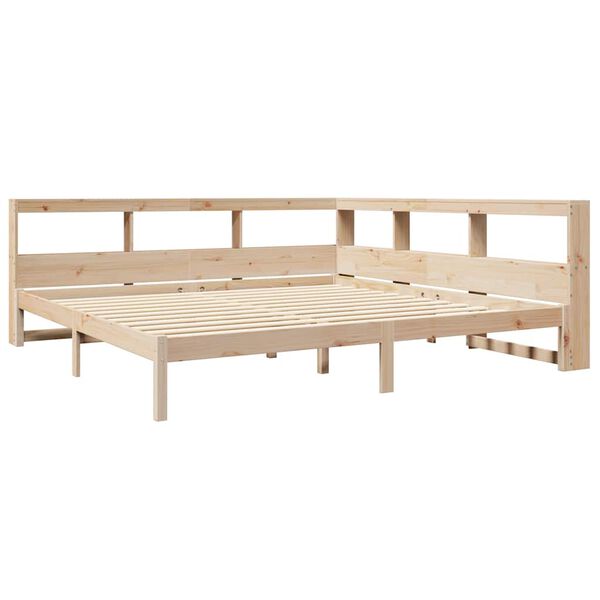 vidaXL Letto Libreria senza Materasso 180x200 cm in Legno di Pino