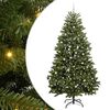 vidaXL Albero di Natale artificiale 300 cm 300 LED Bianco caldo Verde