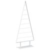 vidaXL Albero di Natale in metallo KUOPIO 180 cm Acciaio Bianco