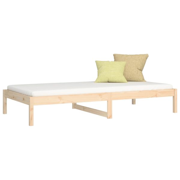 vidaXL Dormeuse senza Materasso 80x200 cm in Legno Massello di Pino
