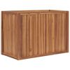 vidaXL Letto Rialzato 100x50x70 cm in Legno Massello di Teak