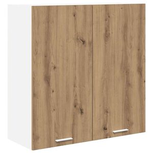 vidaXL Armadio pensile con porta Rovere artigianale 80 x 31 x 80 cm