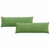 vidaXL Cuscini da Divano 2 pcs Verde chiaro 120 x 40 cm