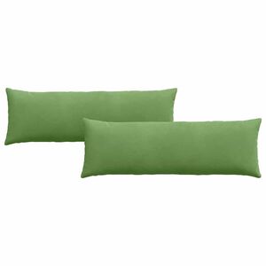vidaXL Cuscini da Divano 2 pcs Verde chiaro 120 x 40 cm