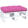 vidaXL Cuscino per Pallet Rosa 120x80x12 cm in Tessuto