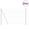 vidaXL Palo della recinzione Argento 25 x 1,4 m (rete da 25 mm)