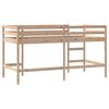 vidaXL Letto Soppalco con Scala Bambini 90x200 cm Legno Massello Pino