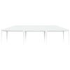 vidaXL Tendone per Feste 4x9 m Bianco
