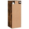 vidaXL Mobile a Parete Rovere Fumo 34,5x34x90 cm